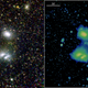 Vista de eROSITA de los cúmulos de galaxias A3391 Y A3395
Imagen: T. Reiprich (Univ. Bonn), M. Ramos-Ceja (MPE), F. Pacaud (Univ. Bonn), D. Eckert (Univ. Geneva), J. Sanders (MPE), N. Ota (Univ. Bonn), E. Bulbul (MPE), V. Ghirardini (MPE), MPE/IKI
